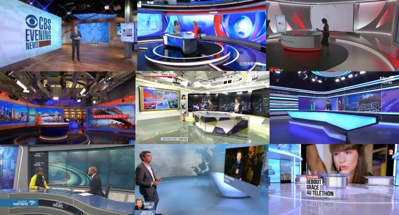 Algunos de los informativos analizados.